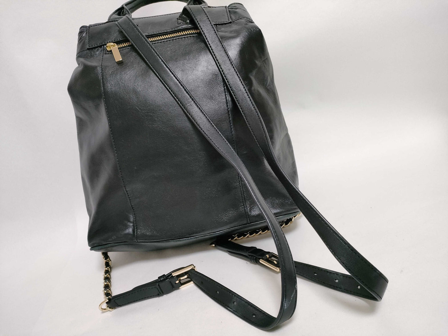 Tory Burch Leather Backpack Black