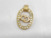 Dior Top Stone CD Logo Pendant Top