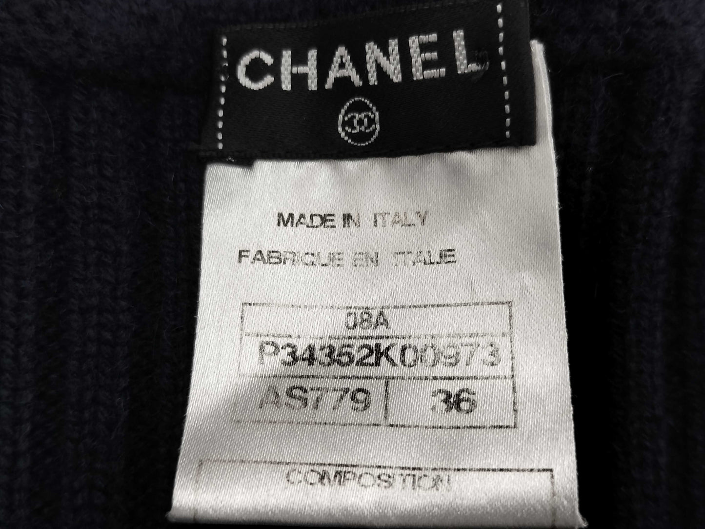 CHANEL Knit Dress 36 08A Dress
