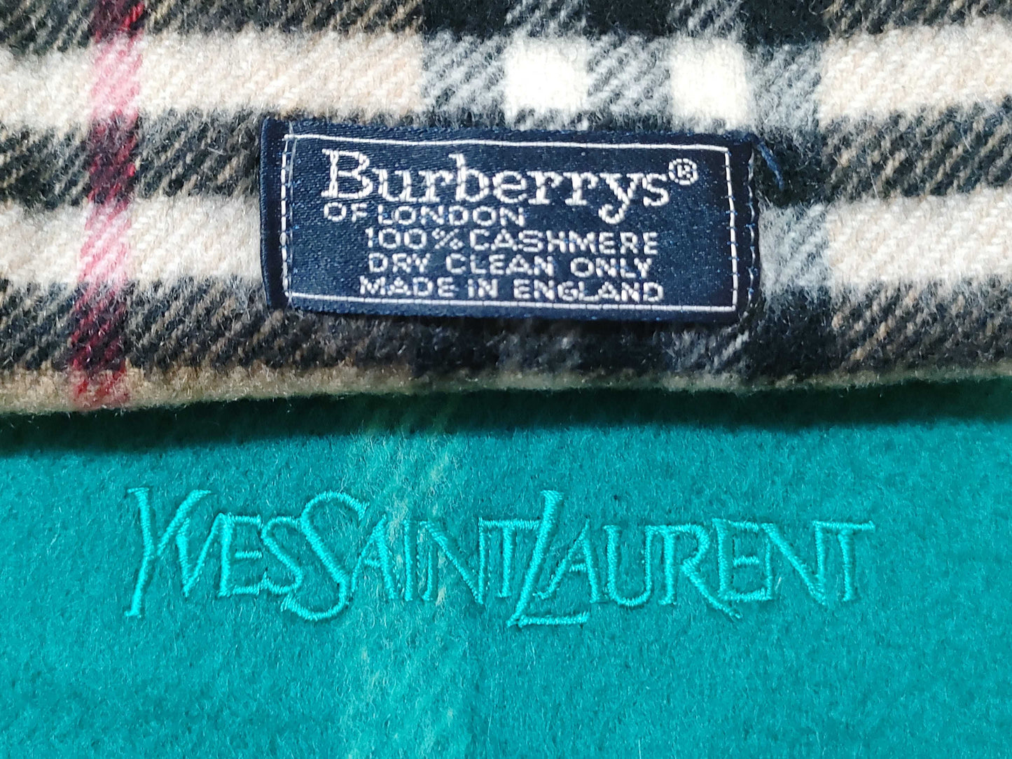 Yves Saint Laurent Burberry/Saint Laurent Scarf *3 pieces