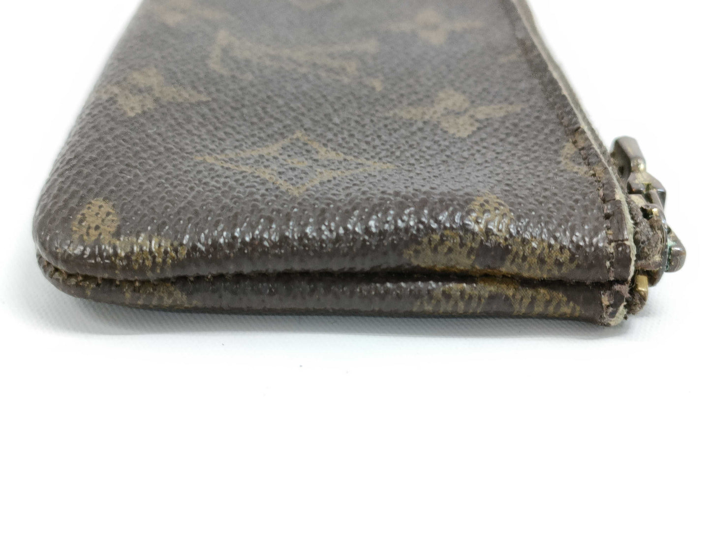 LOUIS VUITTON Monogram Pochette Cle Coin Case
