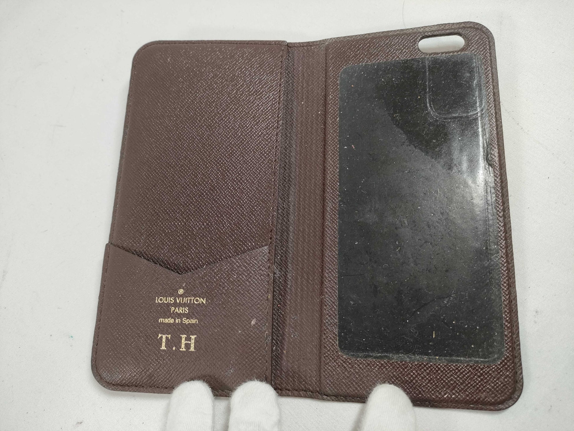 LOUIS VUITTON Monogram Wallet/Smartphone Case