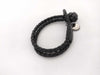 BOTTEGA VENETA Intrecciato Leather Bracelet with 925 Plate