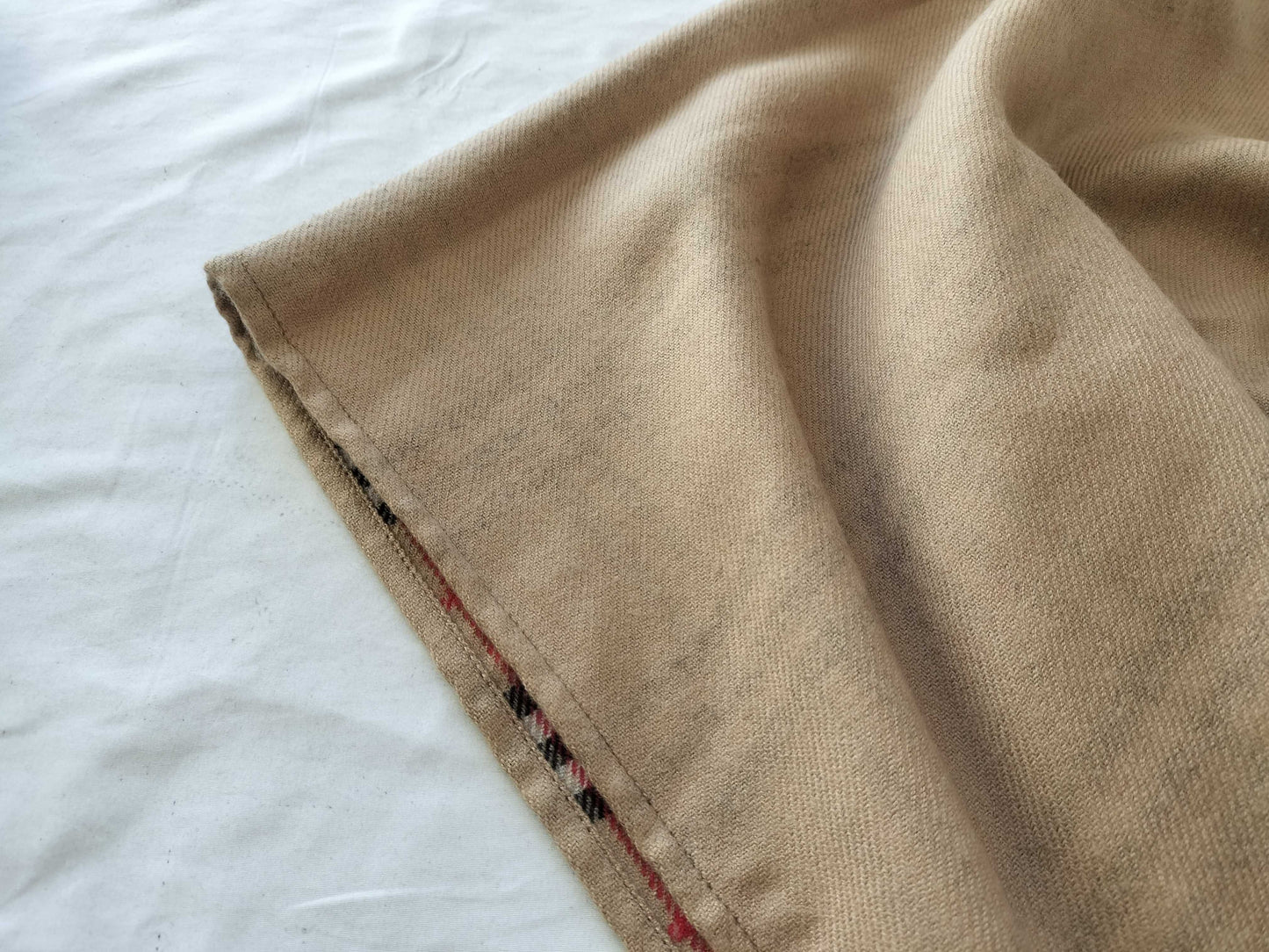 BURBERRY Check Cape with Tags Other Apparel