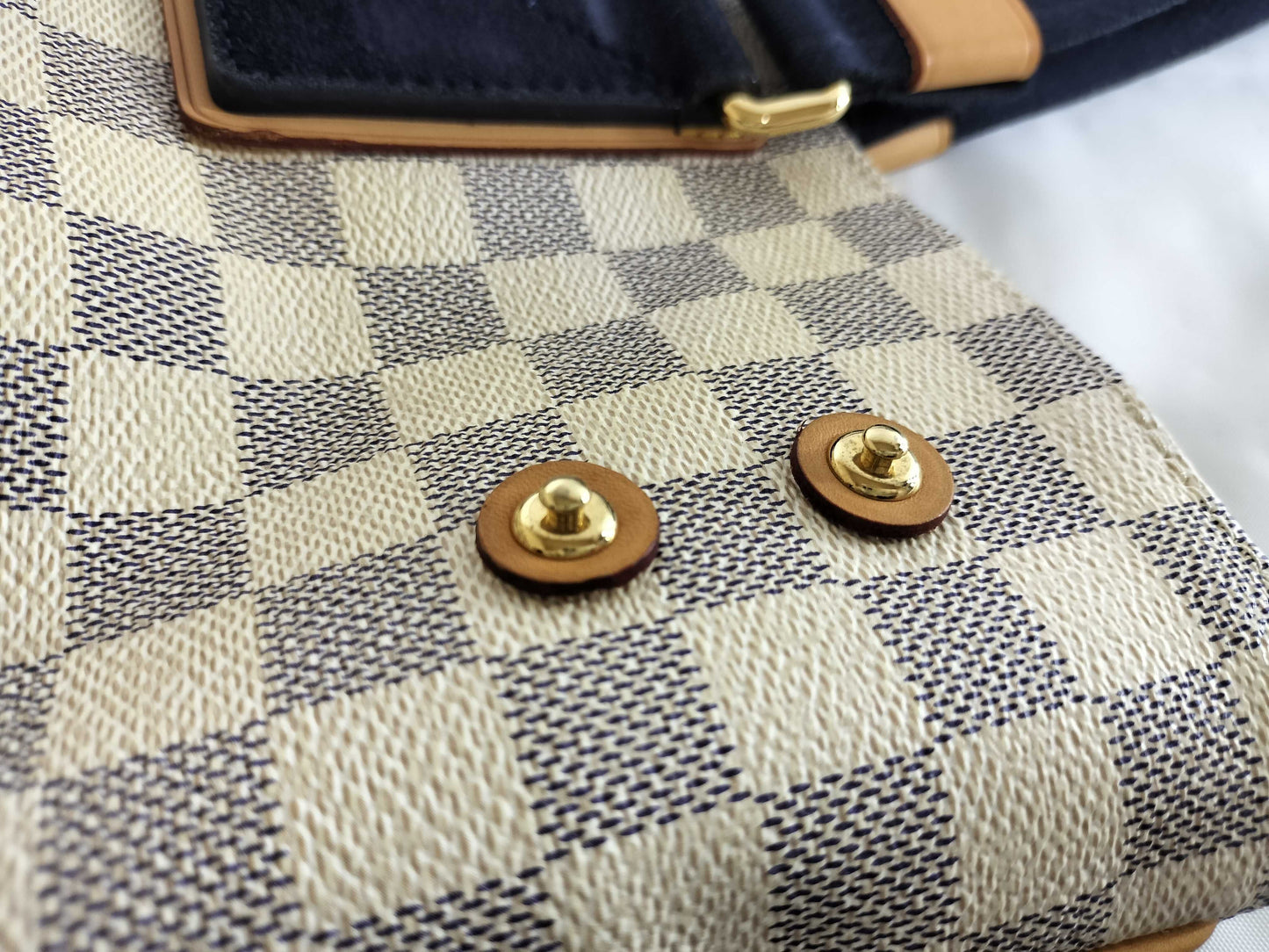 LOUIS VUITTON Damier Azur N41179 Plan Soleil Tote Bag