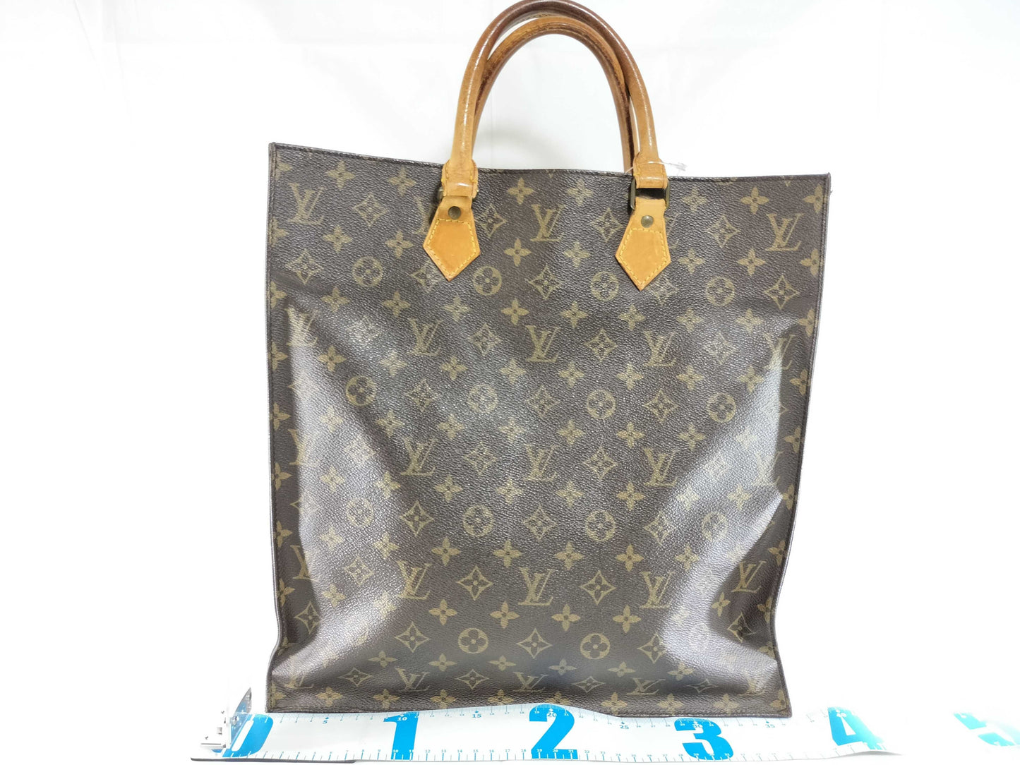 LOUIS VUITTON Monogram Sac Plat Tote Bag