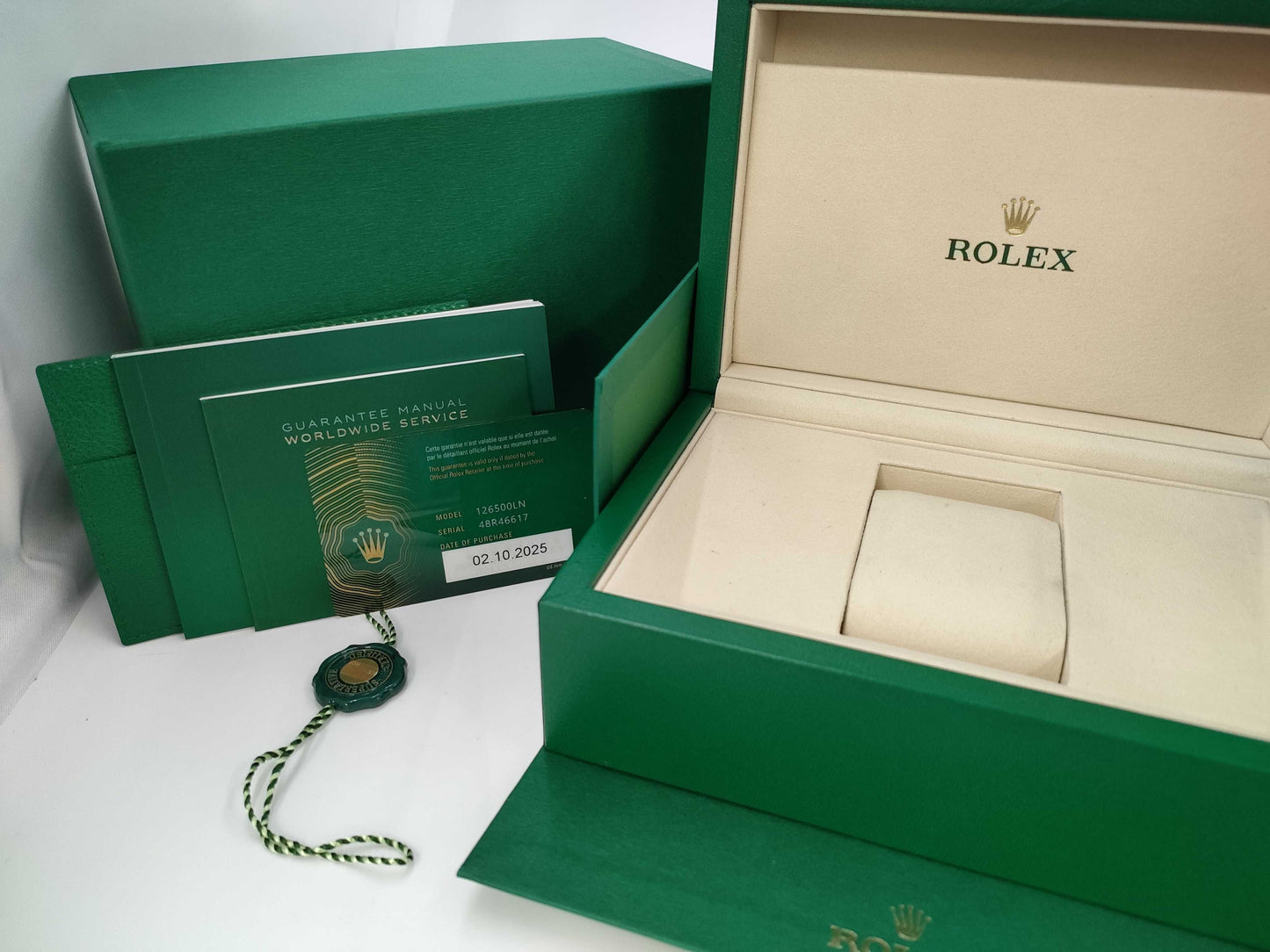 ROLEX 126500LN 48R46617 Black Dial Men's Watch
