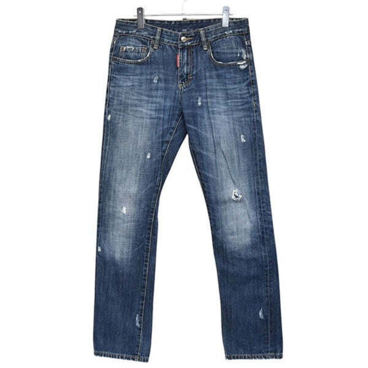 DSQUARED2 DSQUARED2 Dsquared Logo Patch Distressed Skinny Denim Pants Size 32