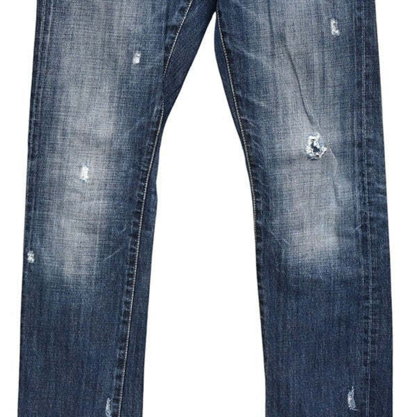 DSQUARED2 DSQUARED2 Dsquared Logo Patch Distressed Skinny Denim Pants Size 32