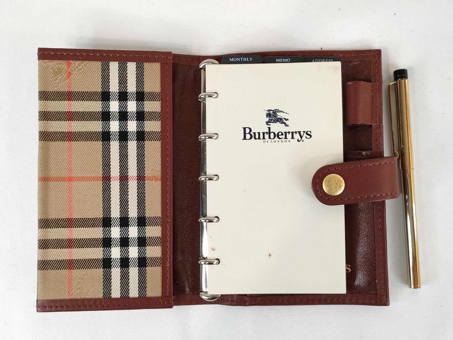 PRADA Saffiano Card Holder/Burberry Notepad Key Case/Key Holder