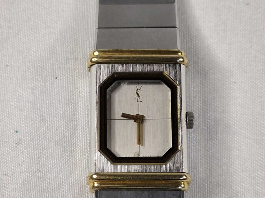 Yves Saint Laurent Reversible Watch 2200-221907 Quartz Unmoving Women's Watch