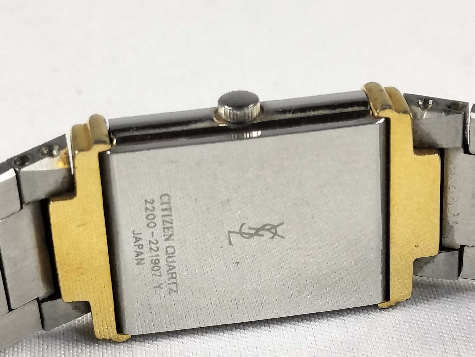 Yves Saint Laurent Reversible Watch 2200-221907 Quartz Unmoving Women's Watch