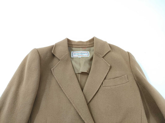 Yves Saint Laurent Double-breasted/Gold Button/Wool/Tailored Jacket