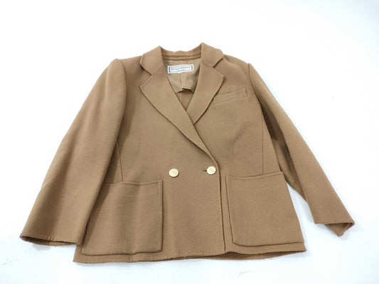 Yves Saint Laurent Double-breasted/Gold Button/Wool/Tailored Jacket