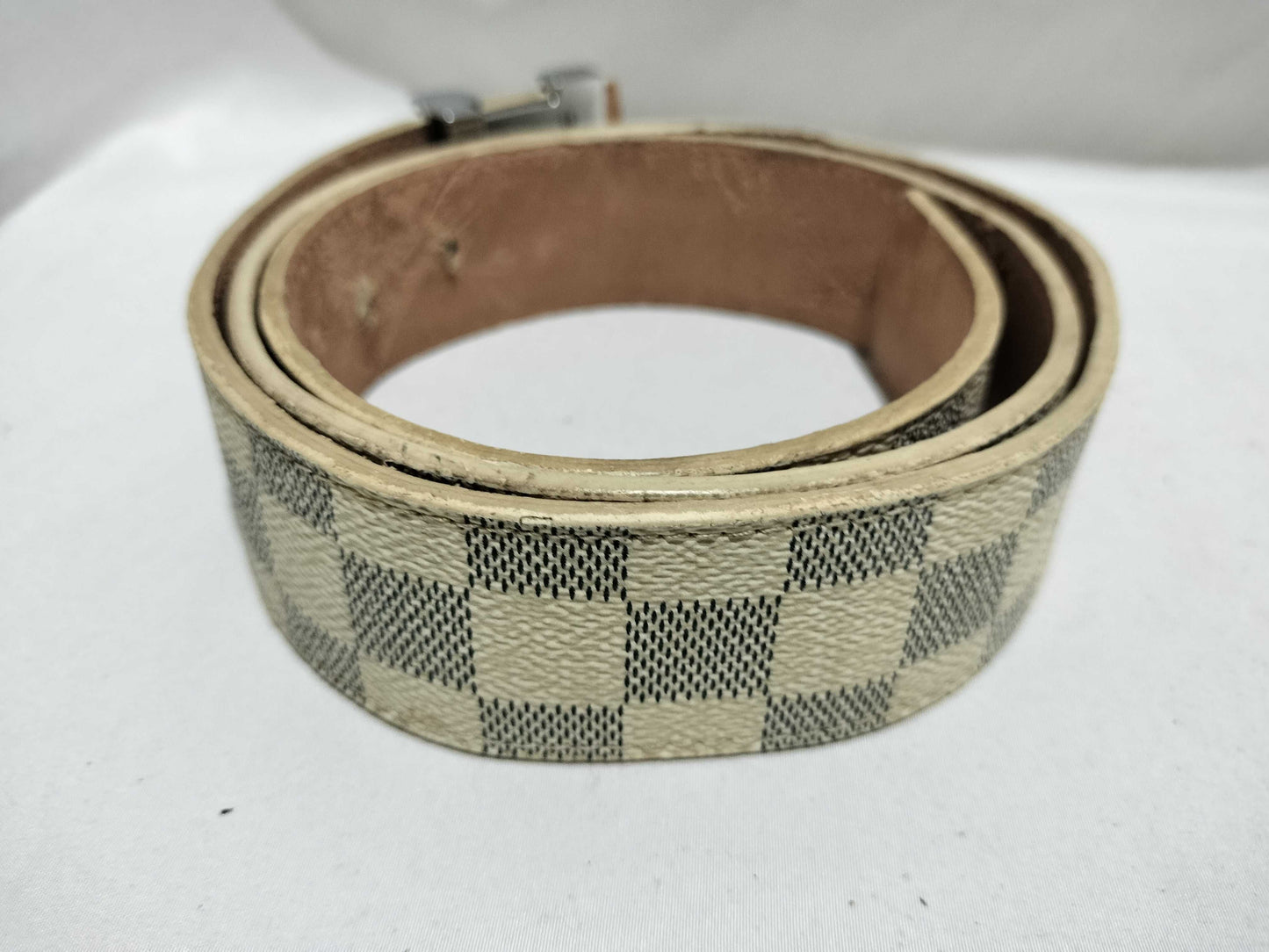 LOUIS VUITTON Damier Azur Centurion Belt