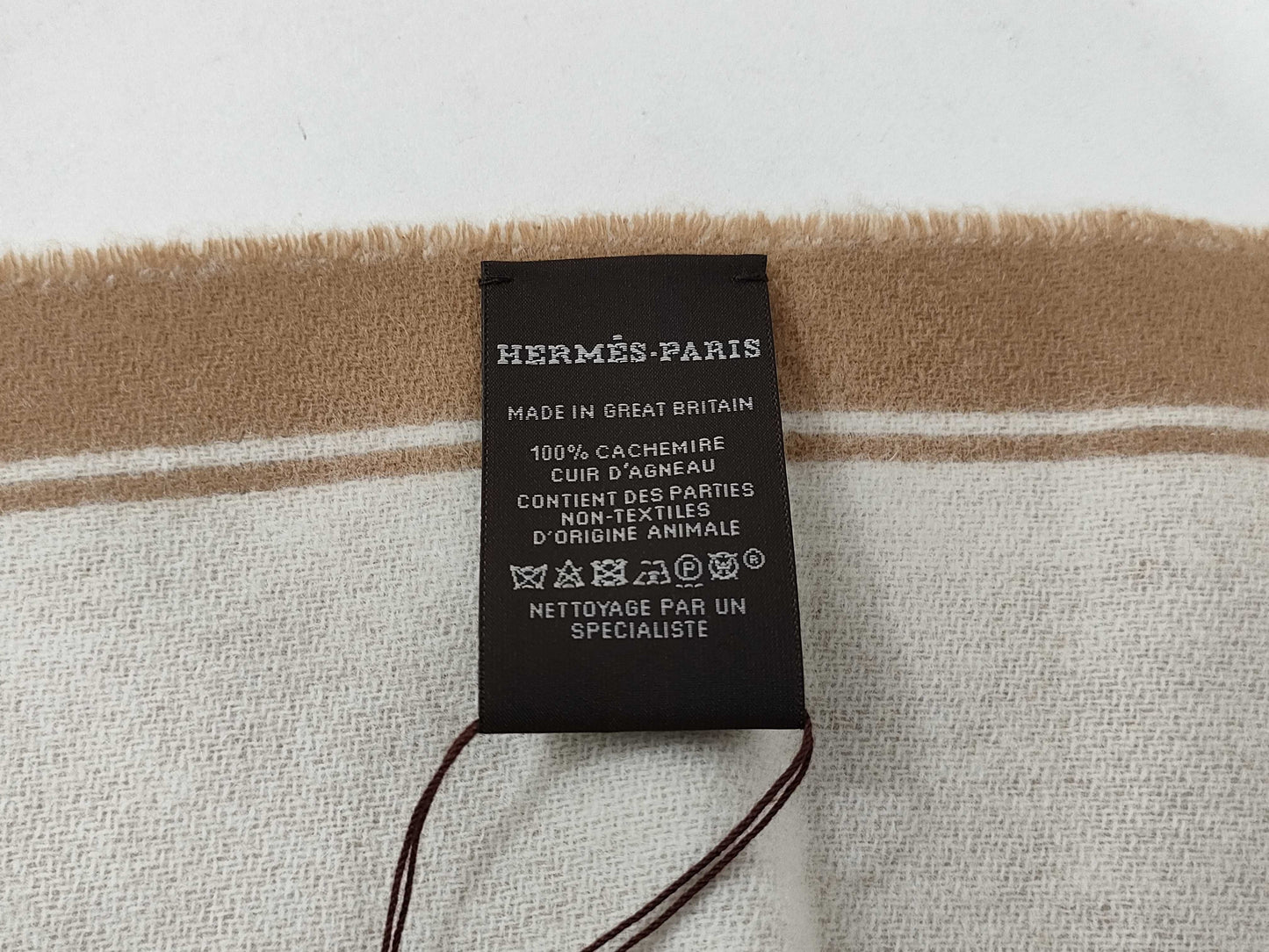 HERMES Scarf/Moor/Beige/2025 Scarf