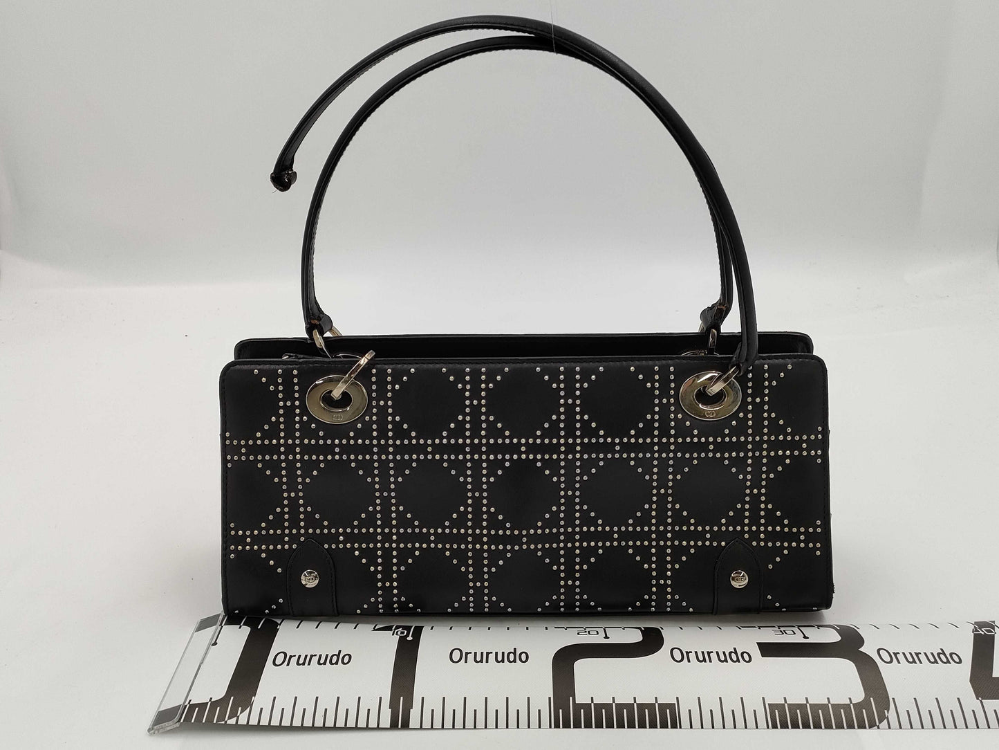 Dior Christian Dior Cannage Studs Handbag