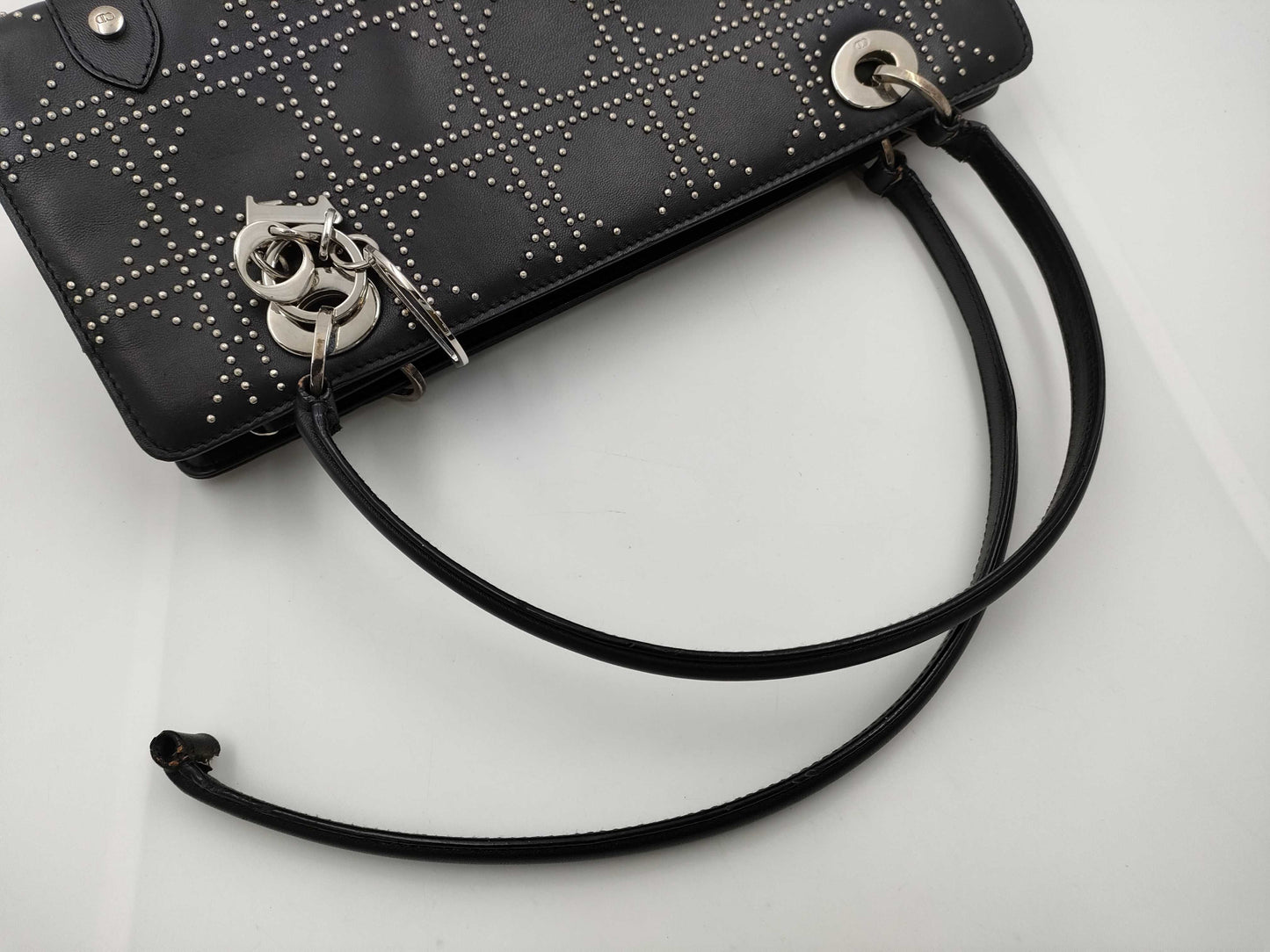 Dior Christian Dior Cannage Studs Handbag