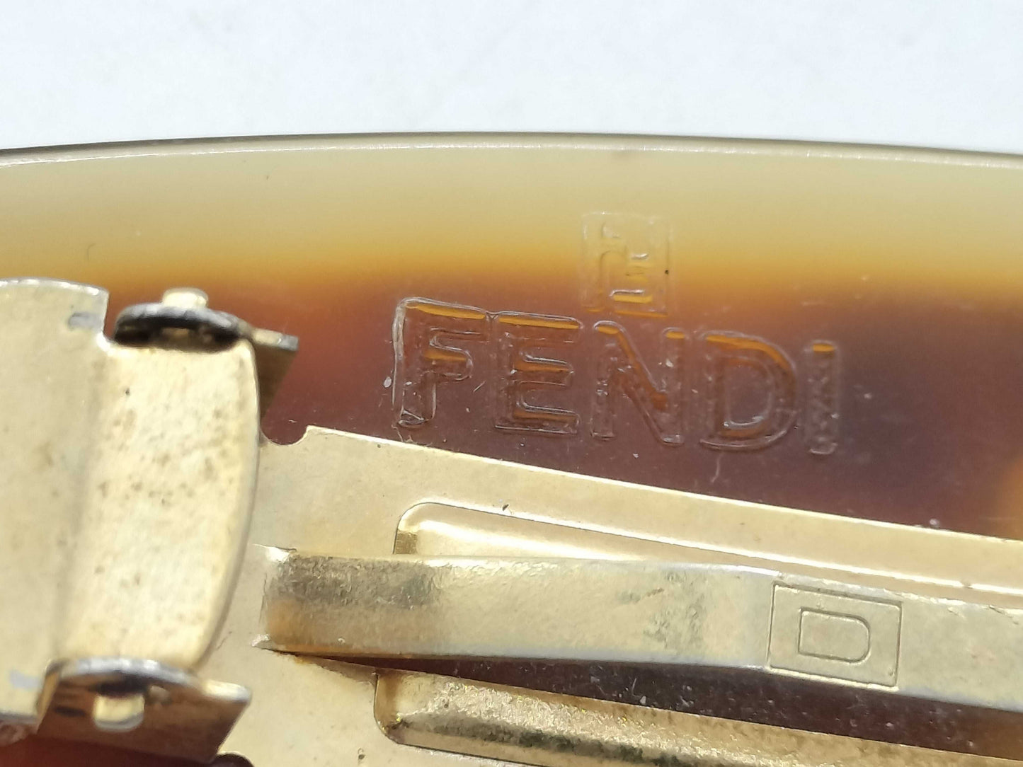 FENDI tortoiseshell hair accessories Hair accessories