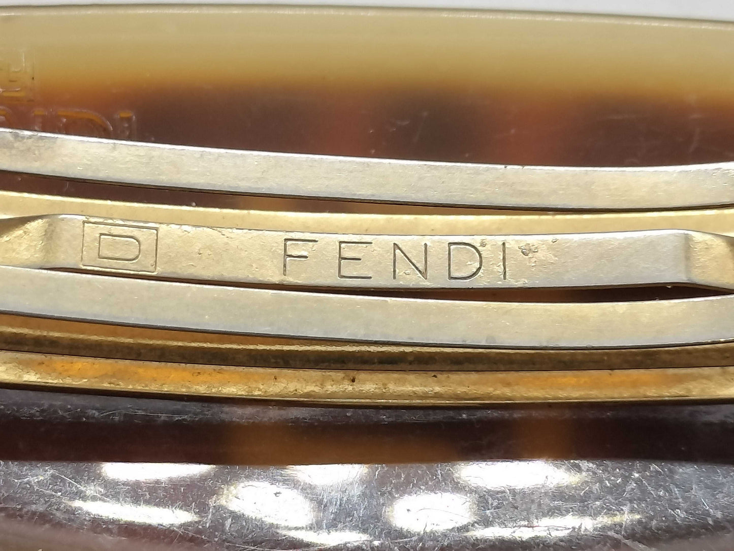 FENDI tortoiseshell hair accessories Hair accessories