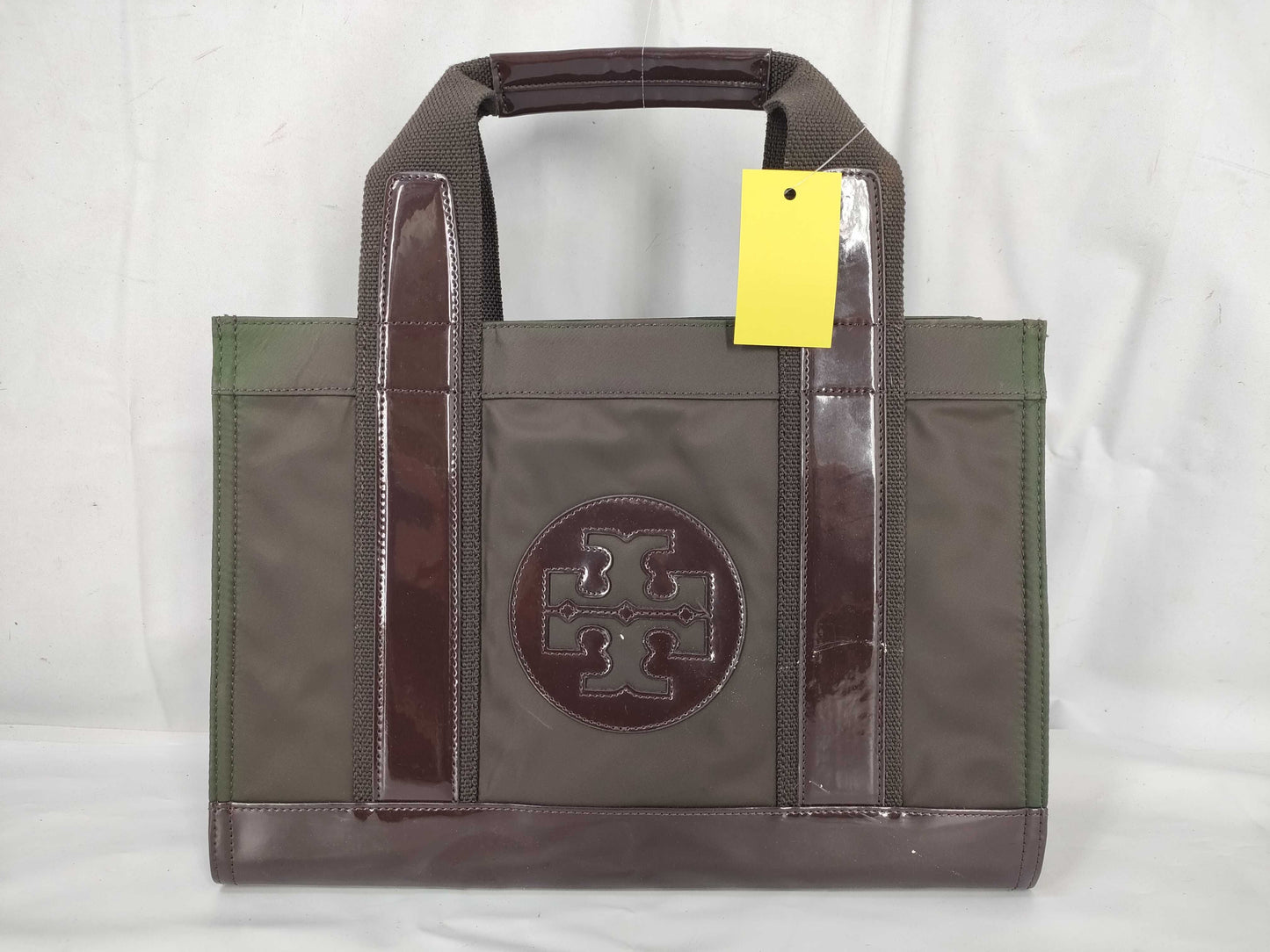 Tory Burch nylon and enamel handbag tote bag