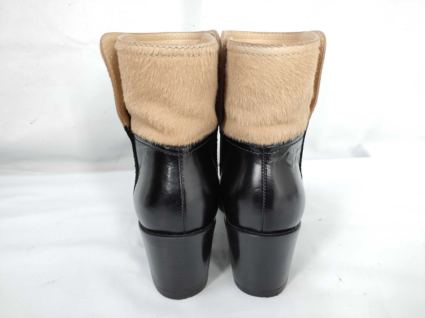 CHANEL Harako Leather Short Boots Other Shoes