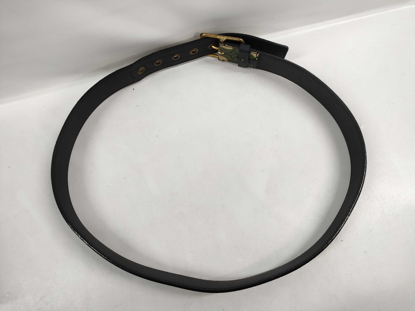 LOUIS VUITTON M9646U Santur Monogramoflage 95 Belt