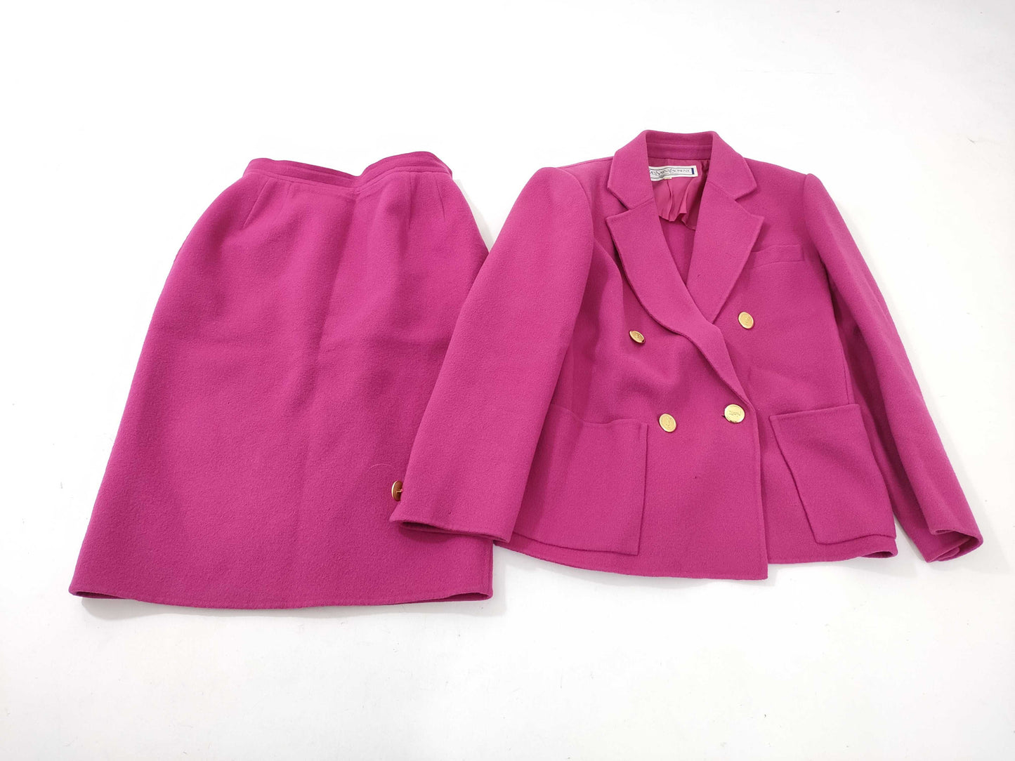 Yves Saint Laurent Set with Gold Buttons Other Apparel