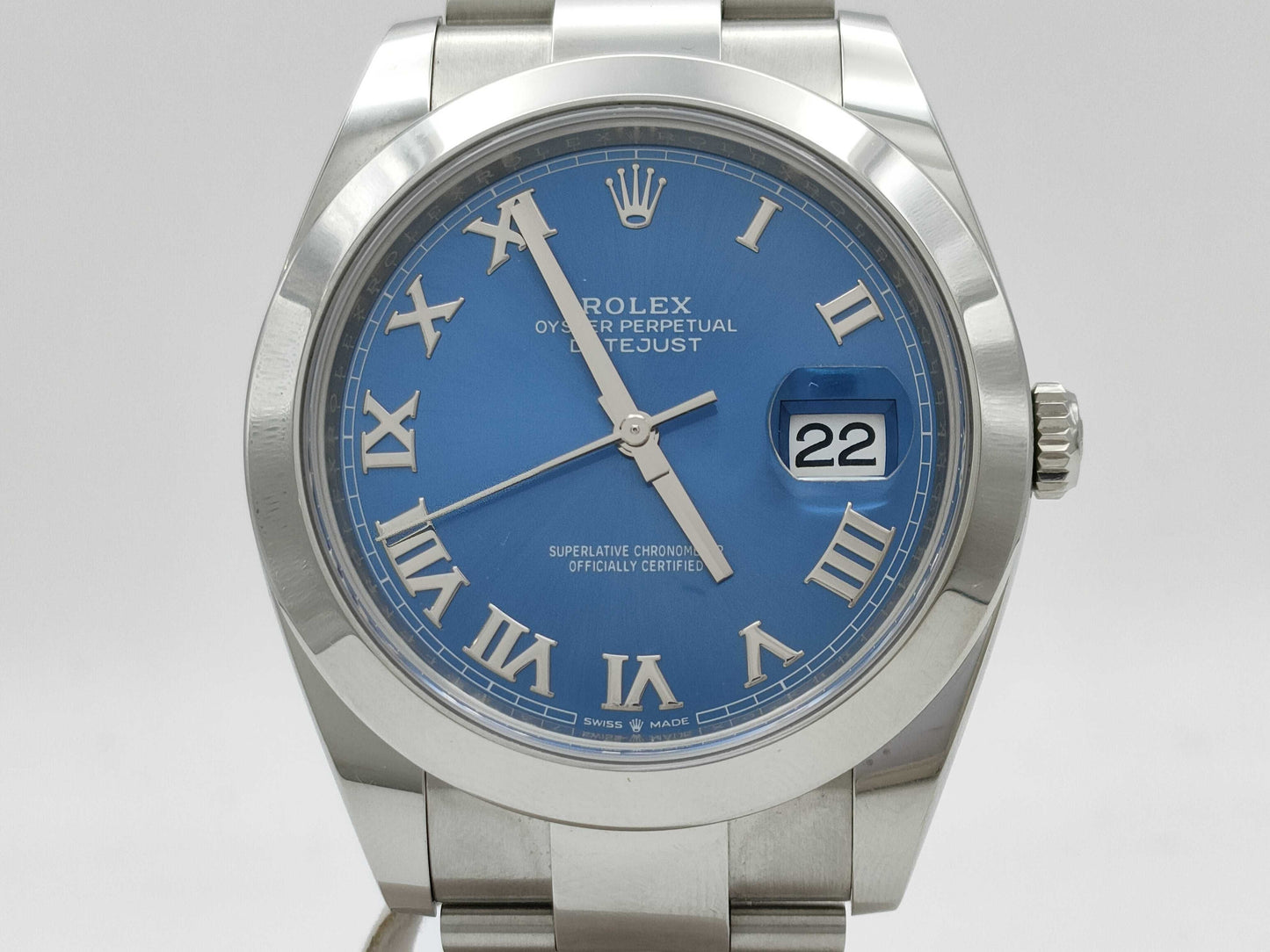 ROLEX 126300 0X3K4073 Azzurro Blue Men's Watch