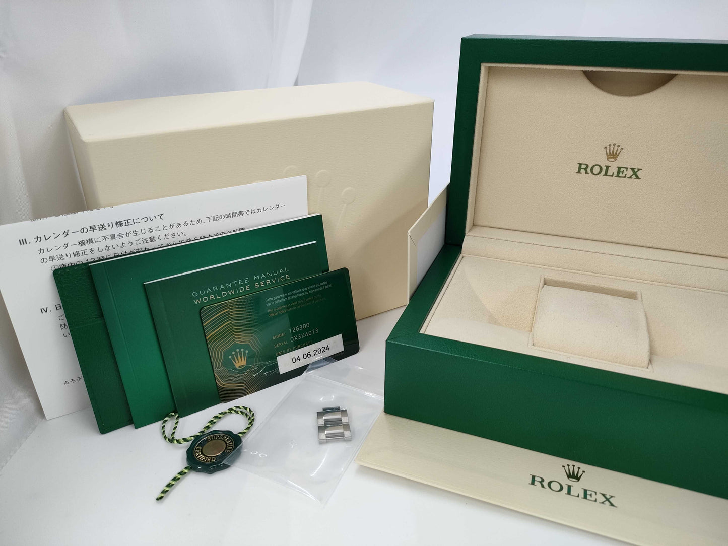 ROLEX 126300 0X3K4073 Azzurro Blue Men's Watch