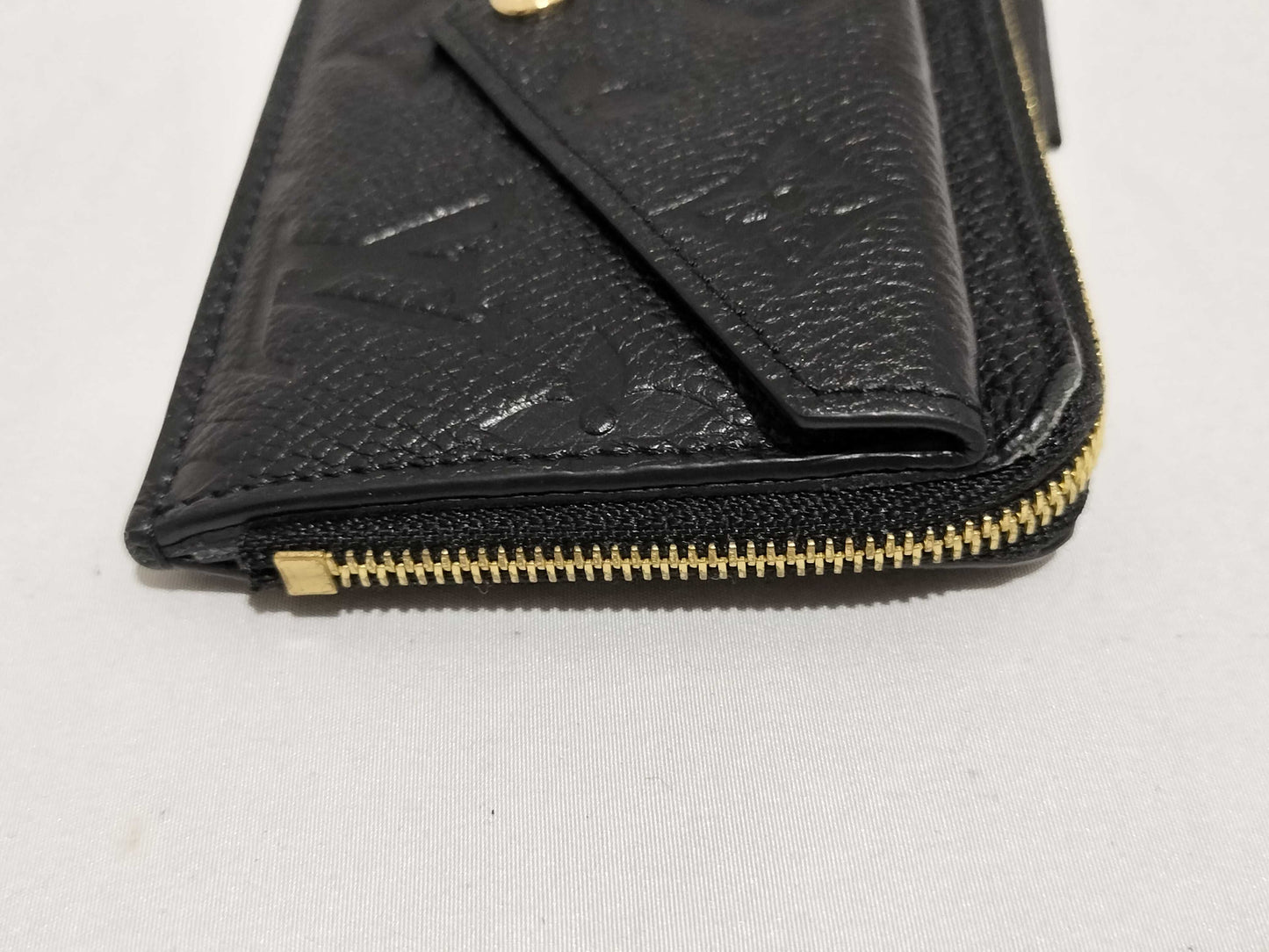 LOUIS VUITTON Monogram Empreinte Pochette Cle Noir Coin Case