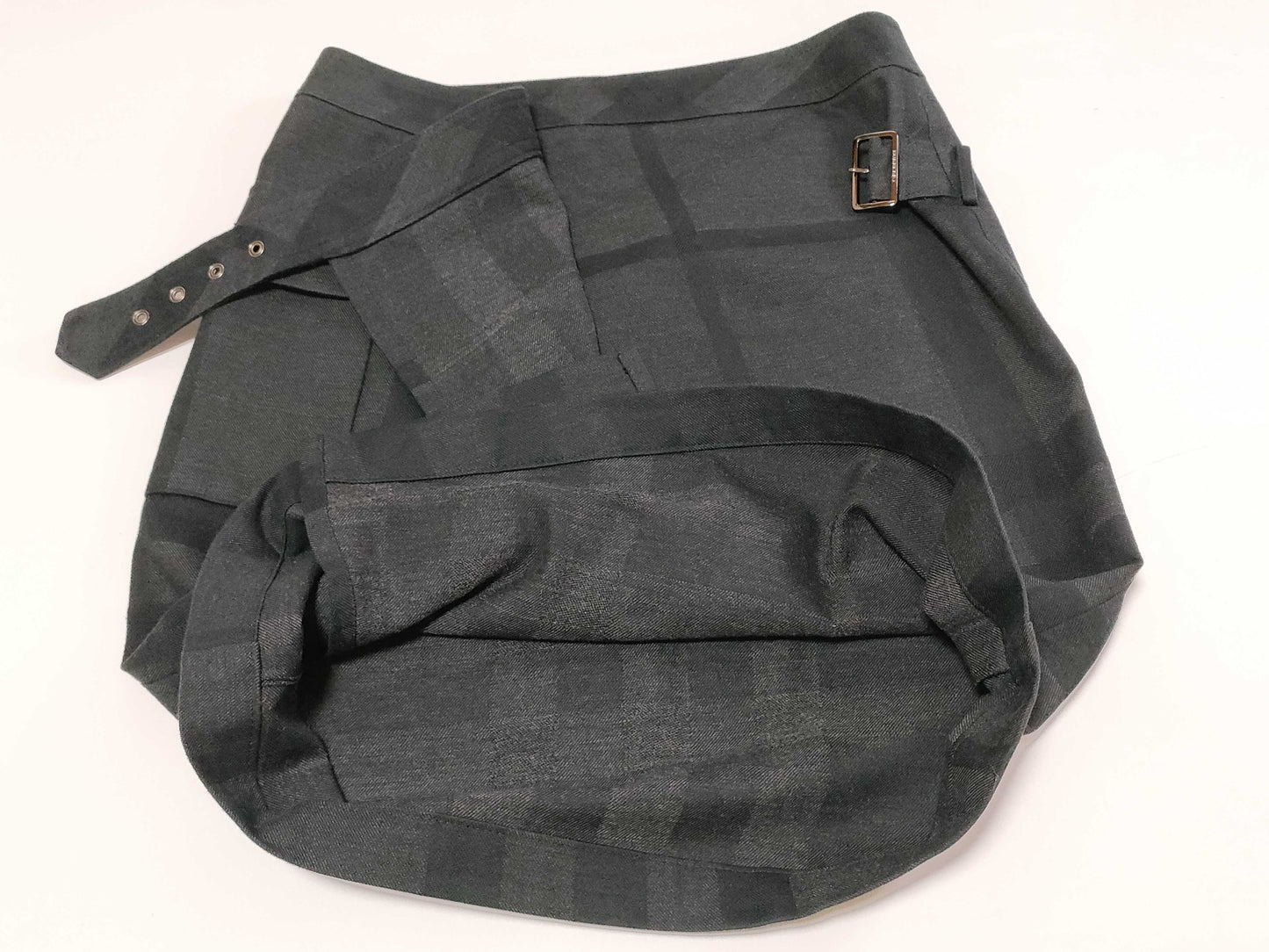 BURBERRY Check Skirt Black Skirt