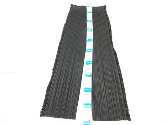 ISSEY MIYAKE Pleats Please Pants, Black, Frilly Pants