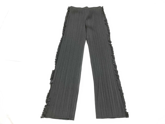 ISSEY MIYAKE Pleats Please Pants, Black, Frilly Pants