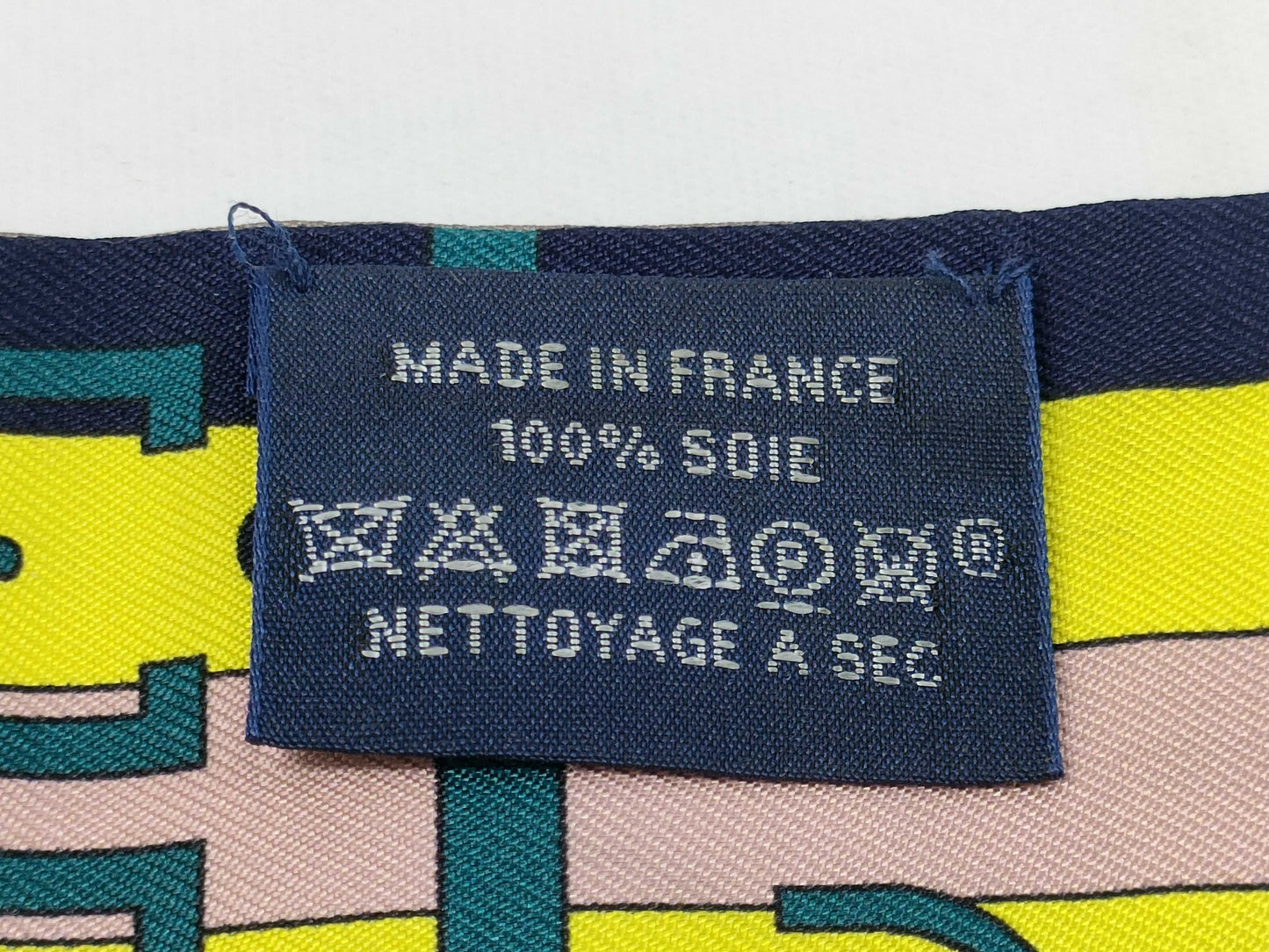 HERMES Twilly Blue Scarf