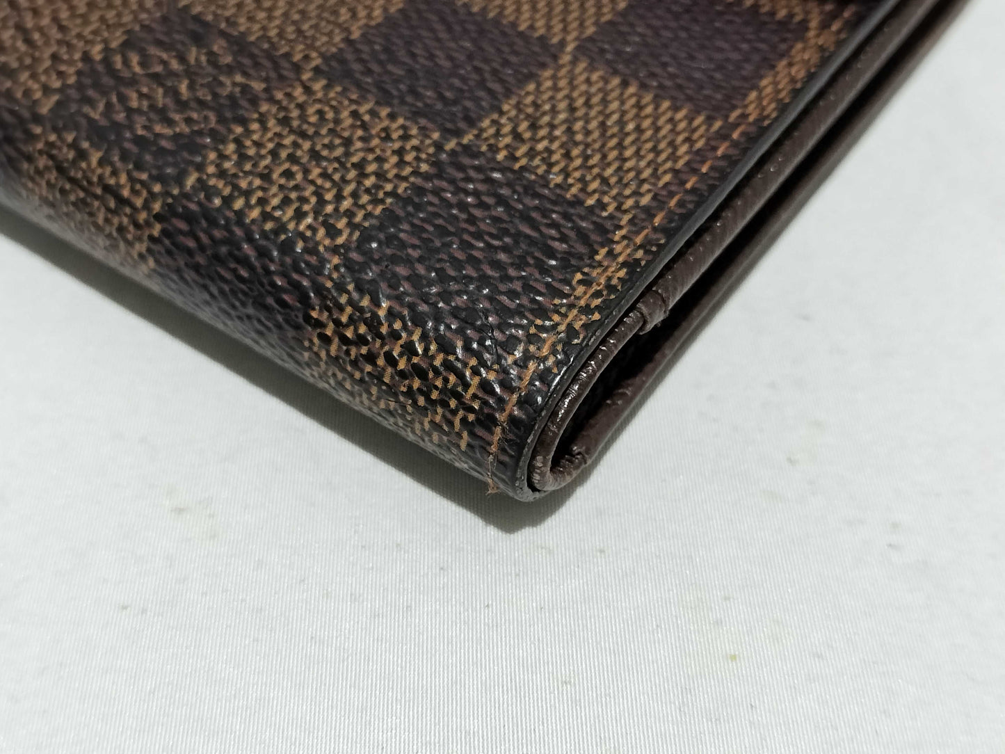 LOUIS VUITTON Damier N60017 Portefeuille Brazza Wallet