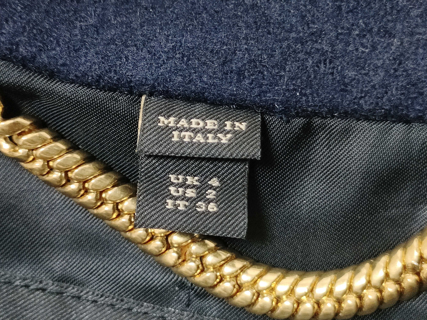 BURBERRY Coat Navy Coat