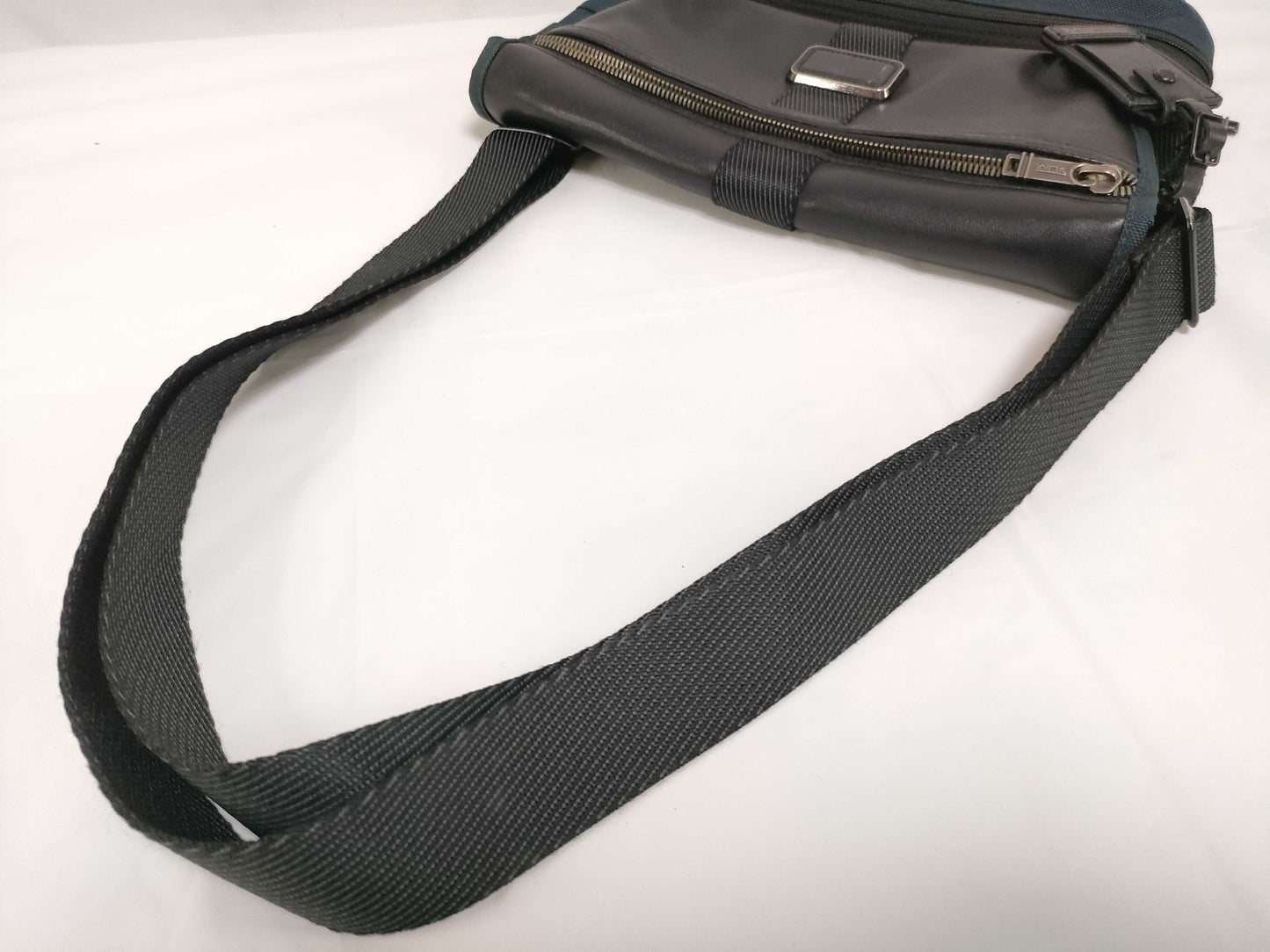 TUMI Canvas Shoulder Bag