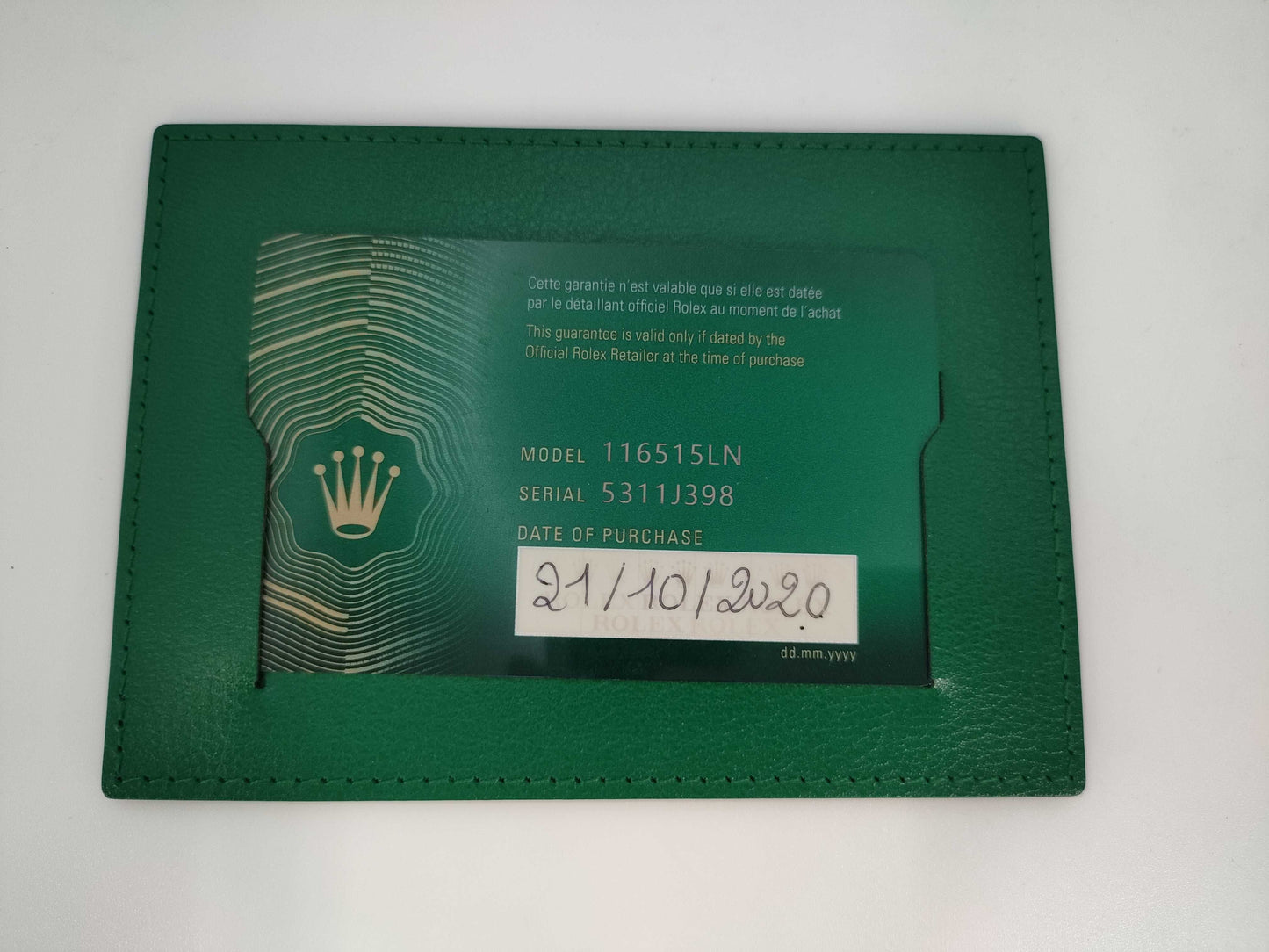 ROLEX 116515LN 5311J398 Men's Watch