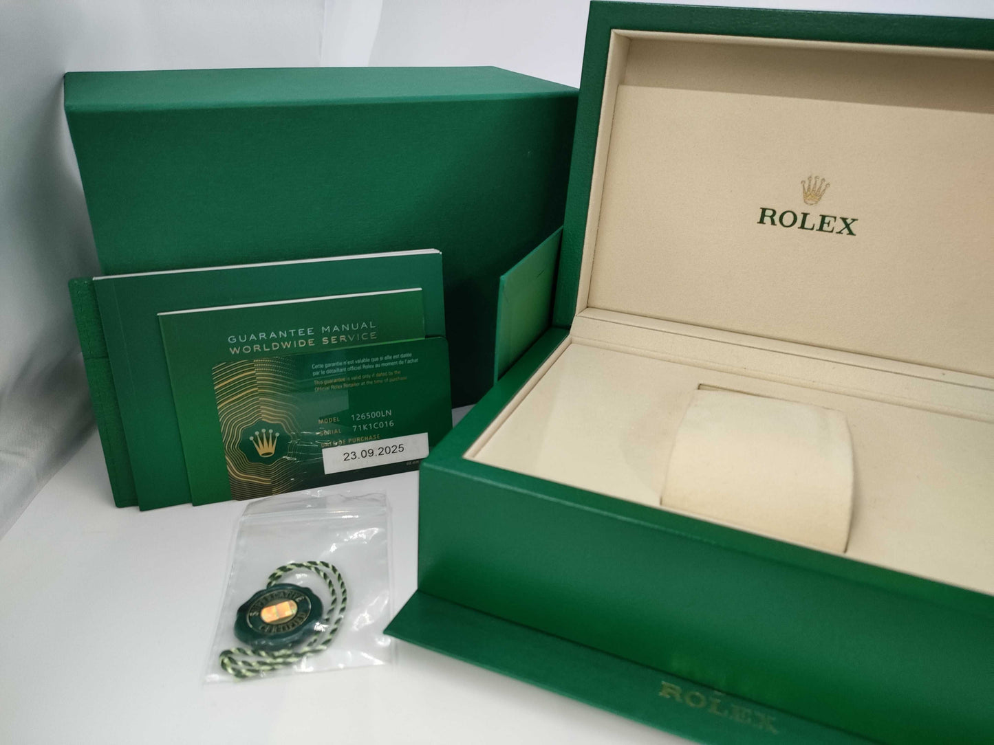 ROLEX 126500LN 71K1C016 Black Dial Men's Watch