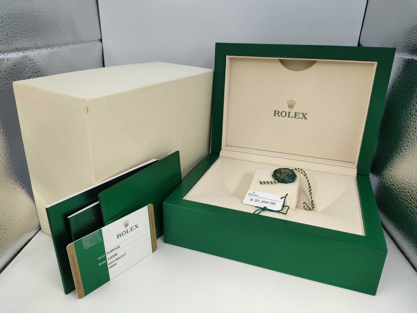 ROLEX 116508 016RY328 Green Dial Men's Watch