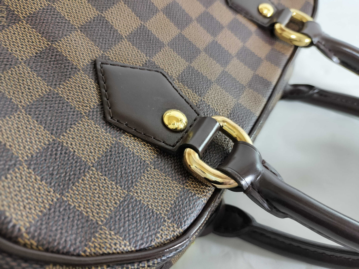 LOUIS VUITTON Damier N60008 Duomo Handbag with Cadena