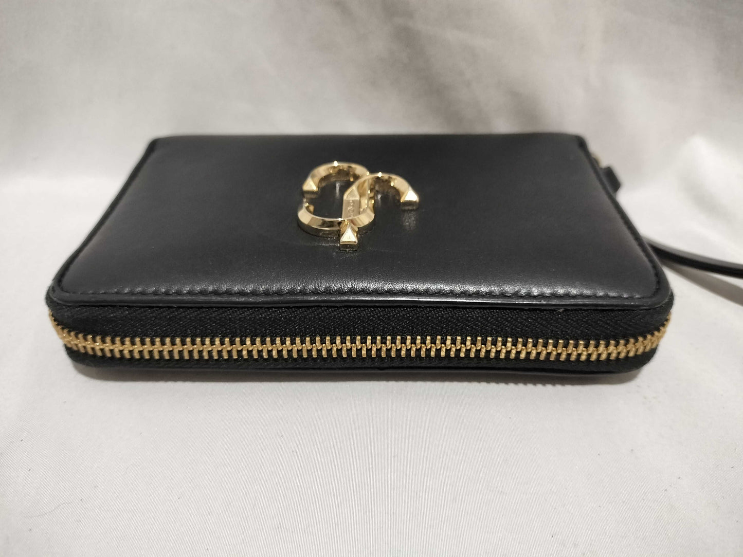 JIMMY CHOO Round Zip Wallet