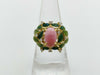 Enamel Concrete Pearl 2.89ct D0.20ct K18 7.6g Ring