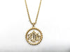 Dior logo necklace necklace