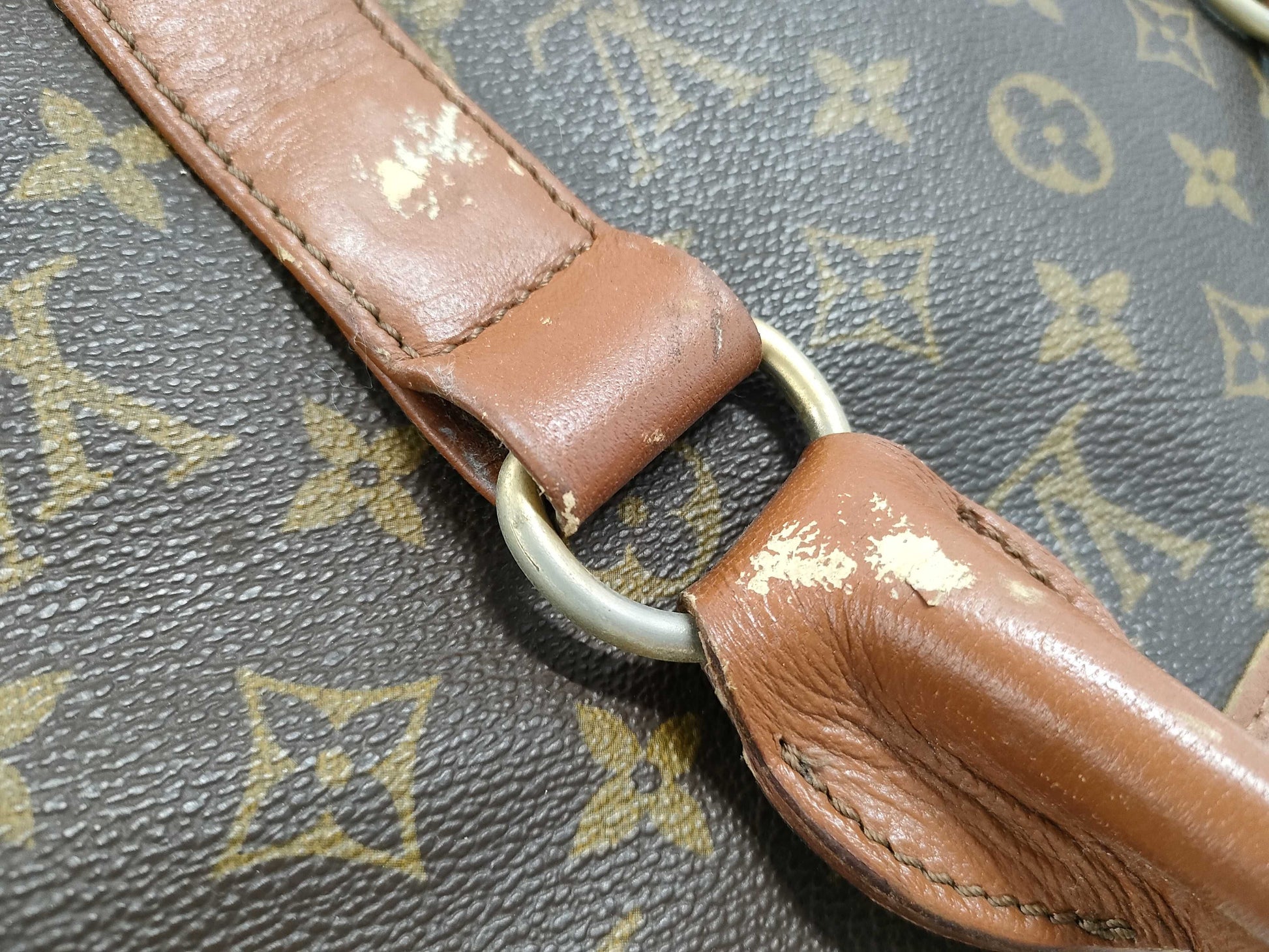 LOUIS VUITTON Monogram Weekend Pig Leather Tote Bag