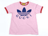 GUCCI Adidas Trefoil T-shirt Pink/Blue T-shirt