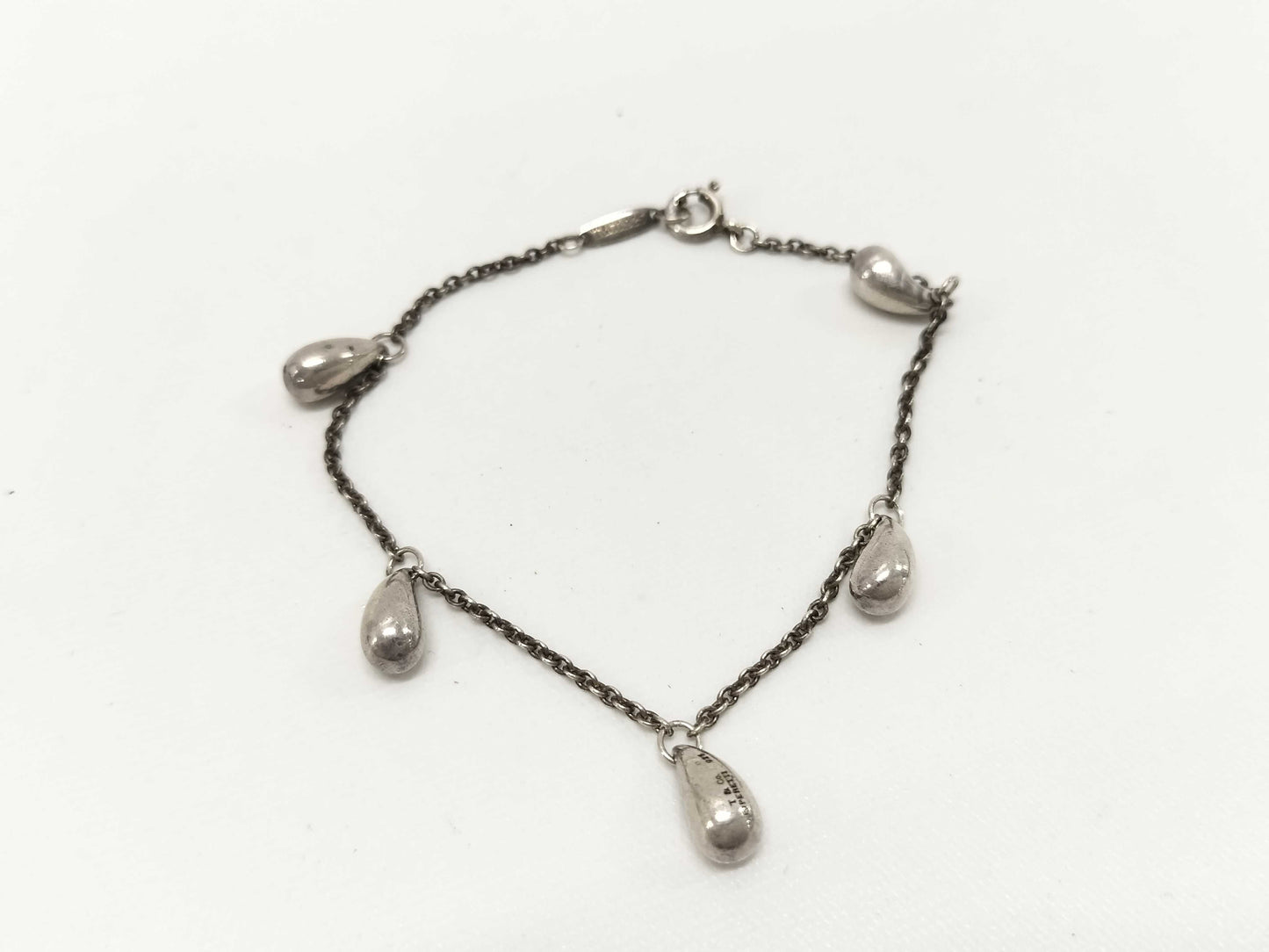 Tiffany & Co. Teardrop Bracelet, 5-Strand, SV925, 6.0g, Bracelet/Bangle
