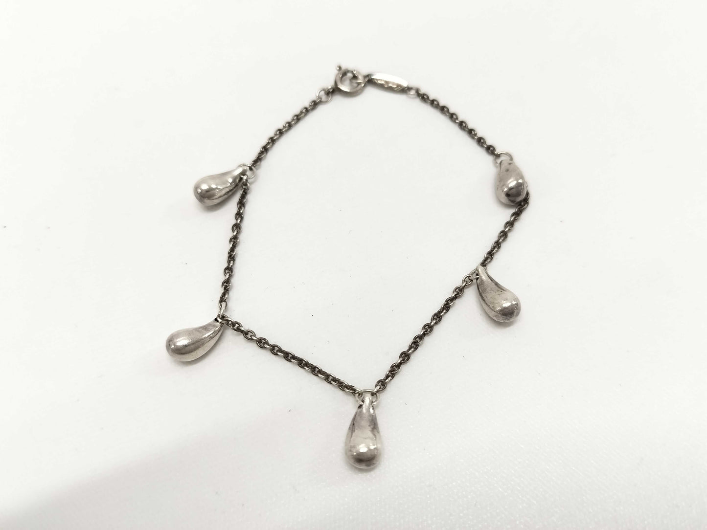 Tiffany & Co. Teardrop Bracelet, 5-Strand, SV925, 6.0g, Bracelet/Bangle