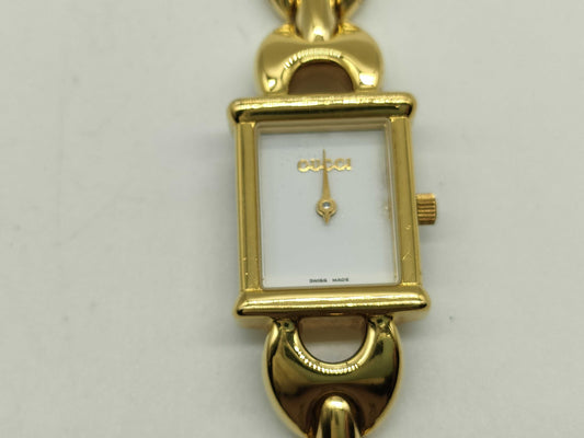 GUCCI 1800L Gold Replacement Strap Non-Moving Women's Watch